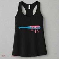 Ice Cream Baseball Bat With Baseball Sprinkles Drip Women's Tank Top thumb 3