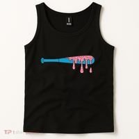 Ice Cream Baseball Bat With Baseball Sprinkles Drip Tank Top thumb 2