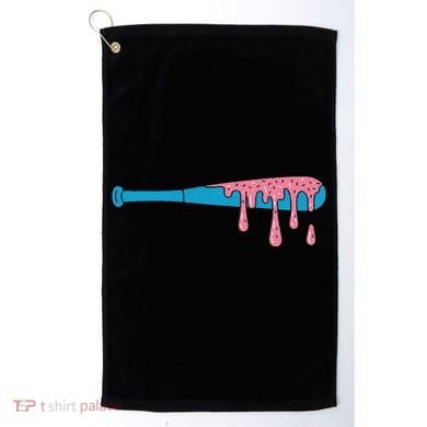 Ice Cream Baseball Bat With Baseball Sprinkles Drip Golf Towel