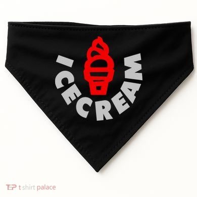 Ice Cream BBC USA-Made Doggie Bandana