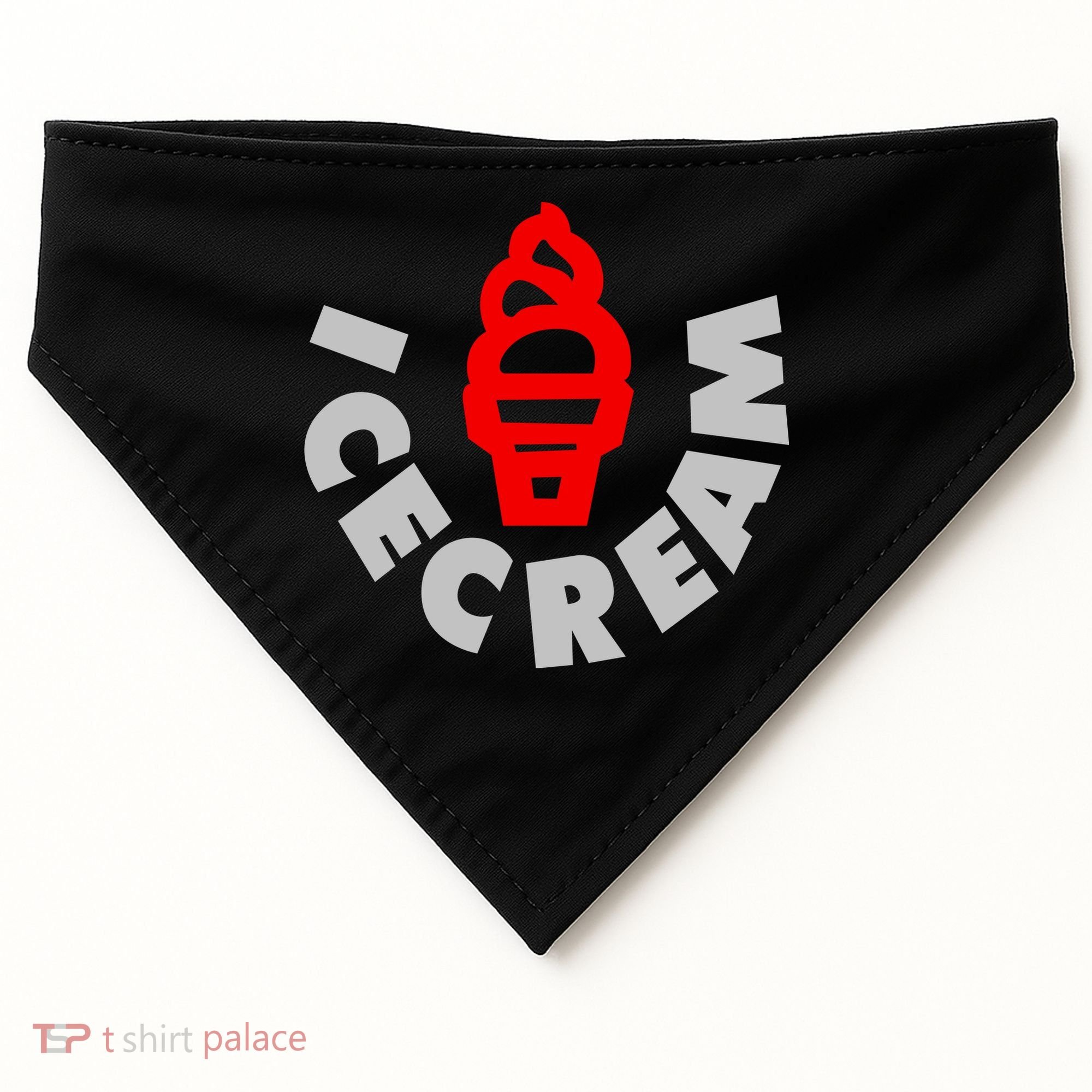 Ice Cream BBC USA-Made Doggie Bandana