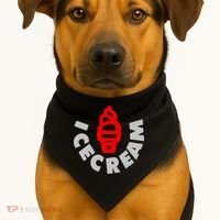 Ice Cream BBC USA-Made Doggie Bandana thumb 1