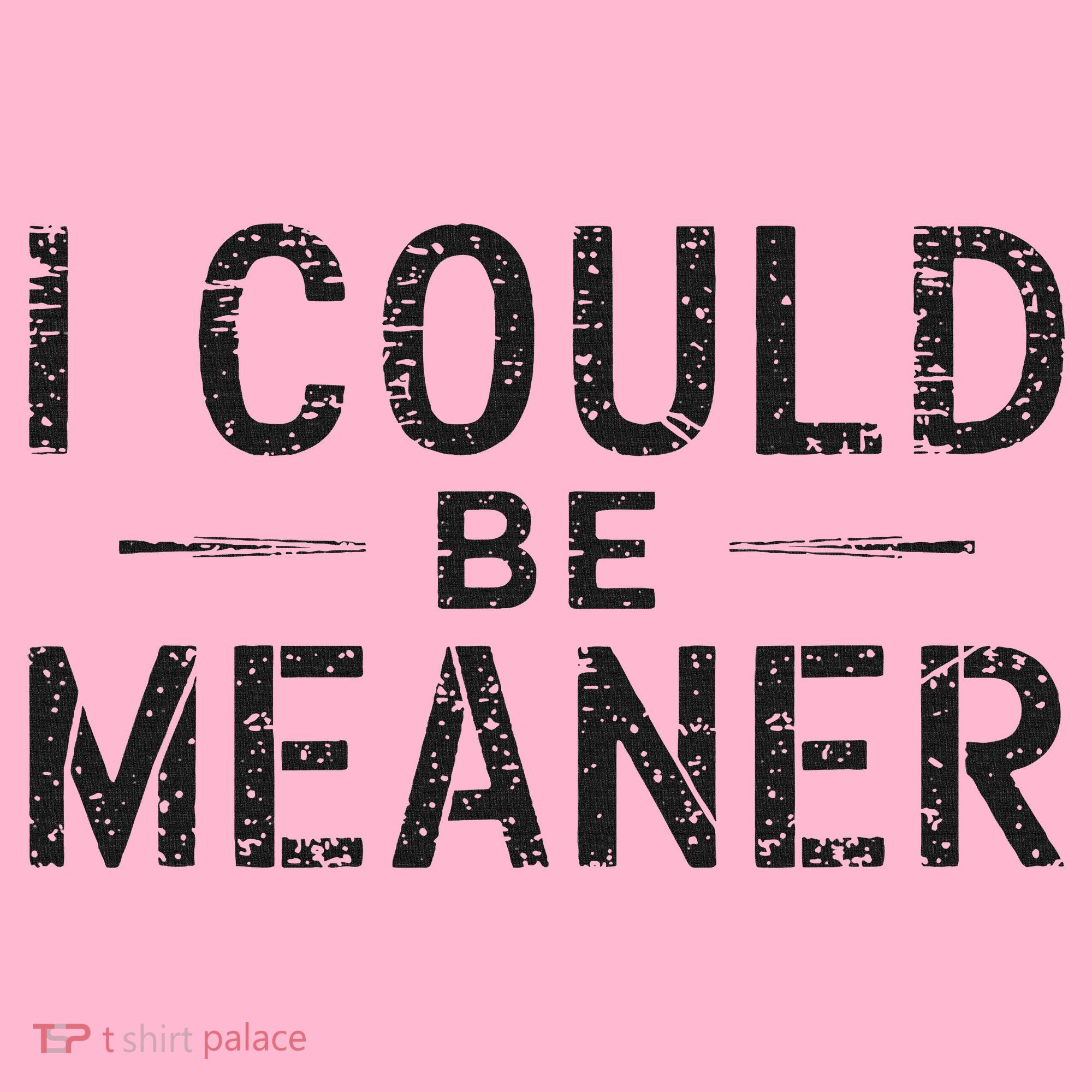I Could Be Meaner Coaster