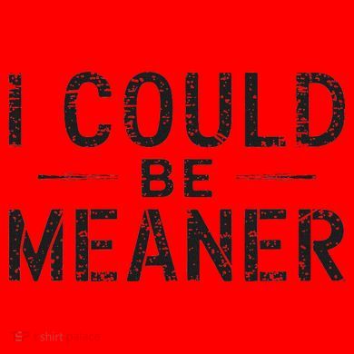 I Could Be Meaner Santa Hat
