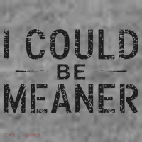 I Could Be Meaner Toddler Hoodie thumb 2