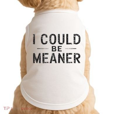 I Could Be Meaner Doggie Tank
