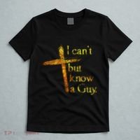 I Cant But I Know A Guy Jesus Cross Funny Christian T-Shirt thumb 5
