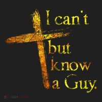 I Cant But I Know A Guy Jesus Cross Funny Christian Beanie thumb 2