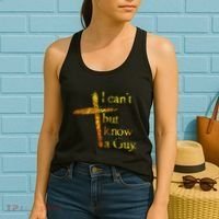 I Cant But I Know A Guy Jesus Cross Funny Christian Women's Tank Top thumb 2