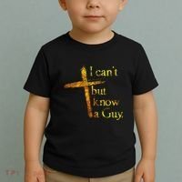 I Cant But I Know A Guy Jesus Cross Funny Christian Toddler T-Shirt thumb 2