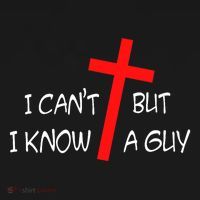 I CanT But I Know A Guy Jesus Cross Funny Christian Saying Coaster thumb 2