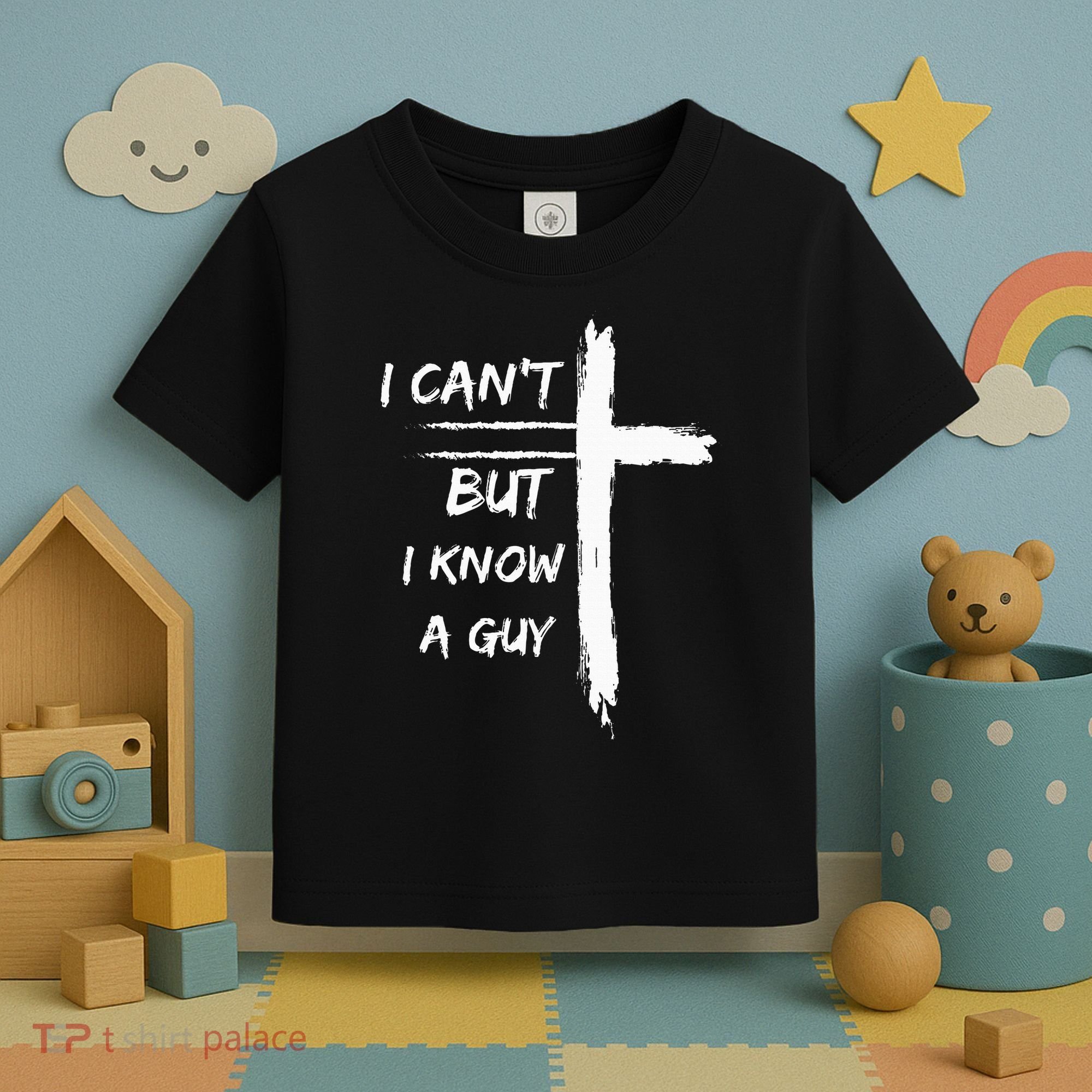 I Can't But I Know A Guy Funny Toddler T-Shirt