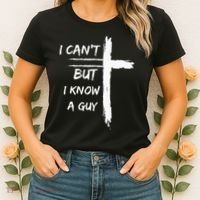 I Can't But I Know A Guy Funny Women's T-Shirt thumb 2