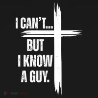 I Cant But I Know A Guy Christian Faith Cross Tote Bag thumb 4