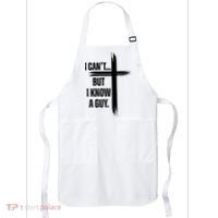 I Cant But I Know A Guy Christian Faith Cross Apron thumb 0