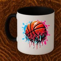 Ice Cream Basketball Drip Basketball Stuff Coffee Mug thumb 2