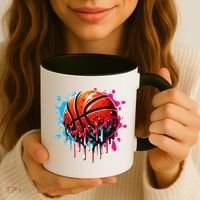 Ice Cream Basketball Drip Basketball Stuff Coffee Mug thumb 3