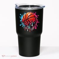 Ice Cream Basketball Drip Basketball Stuff Tumbler thumb 0