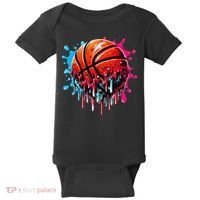 Ice Cream Basketball Drip Basketball Stuff Baby Bodysuit thumb 0