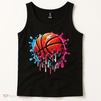 Ice Cream Basketball Drip Basketball Stuff Tank Top thumb 2