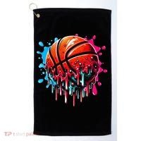 Ice Cream Basketball Drip Basketball Stuff Golf Towel thumb 0