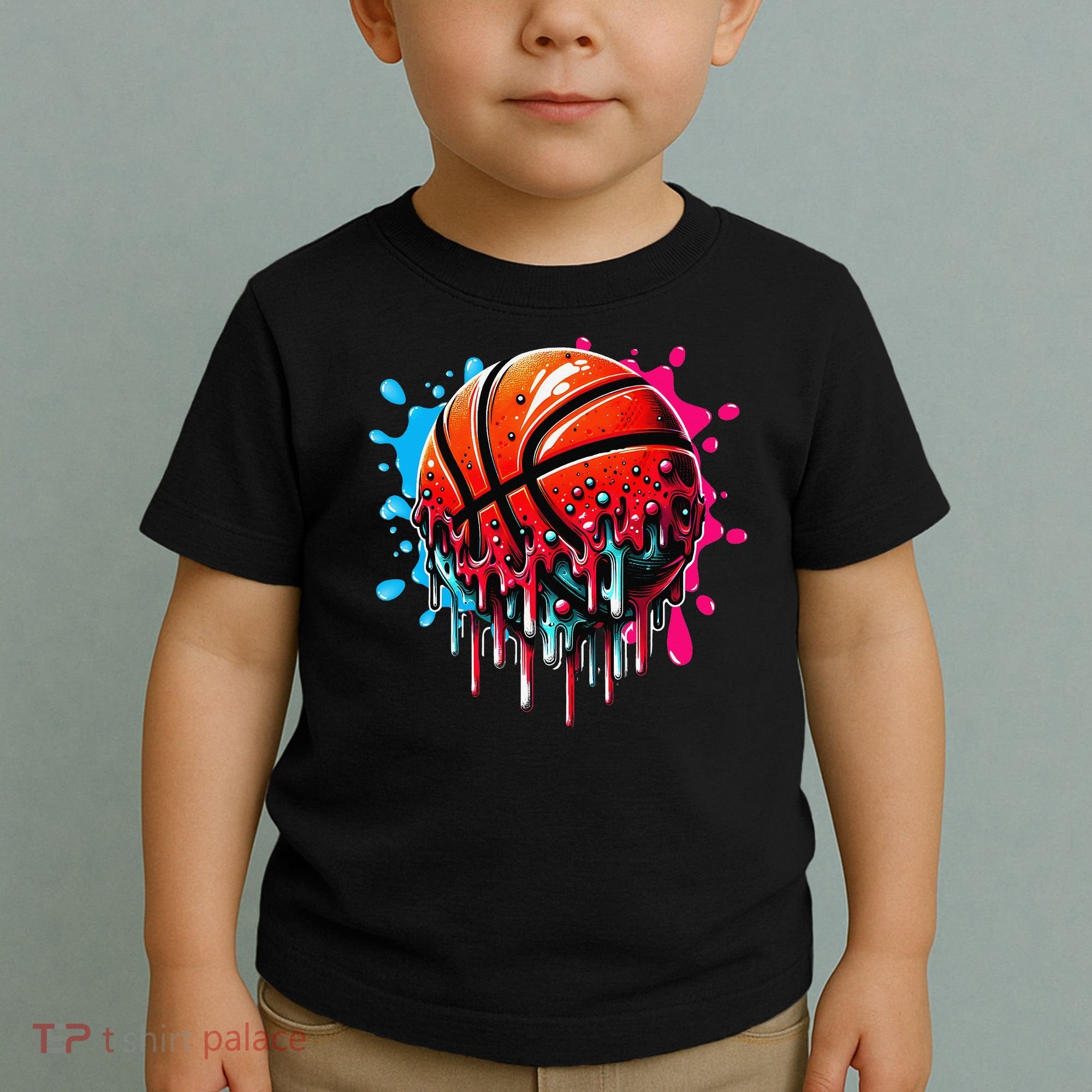 Ice Cream Basketball Drip Basketball Stuff Toddler T-Shirt