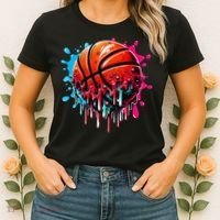 Ice Cream Basketball Drip Basketball Stuff Women's T-Shirt thumb 2