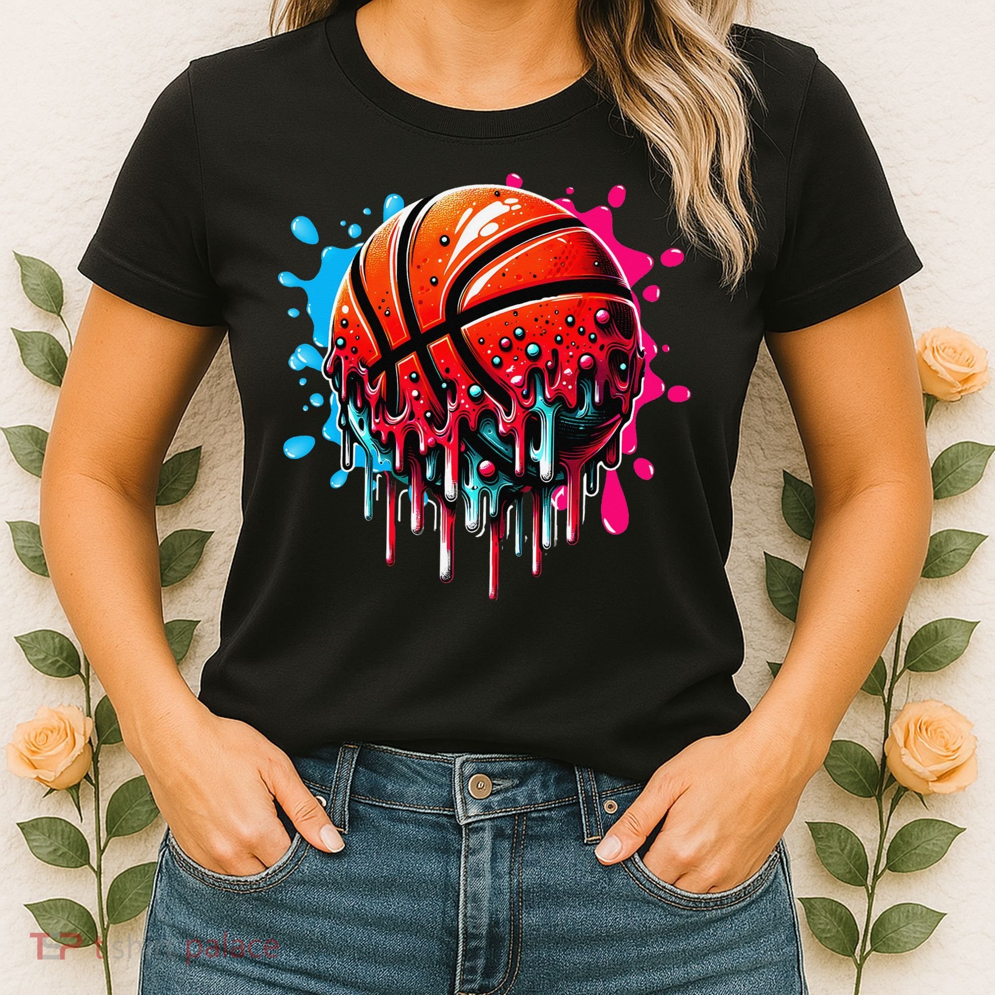 Ice Cream Basketball Drip Basketball Stuff Women's T-Shirt