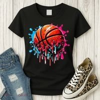 Ice Cream Basketball Drip Basketball Stuff Women's T-Shirt thumb 3