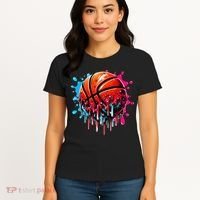 Ice Cream Basketball Drip Basketball Stuff Women's T-Shirt thumb 4