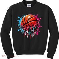 Ice Cream Basketball Drip Basketball Stuff Kids Sweatshirt thumb 0