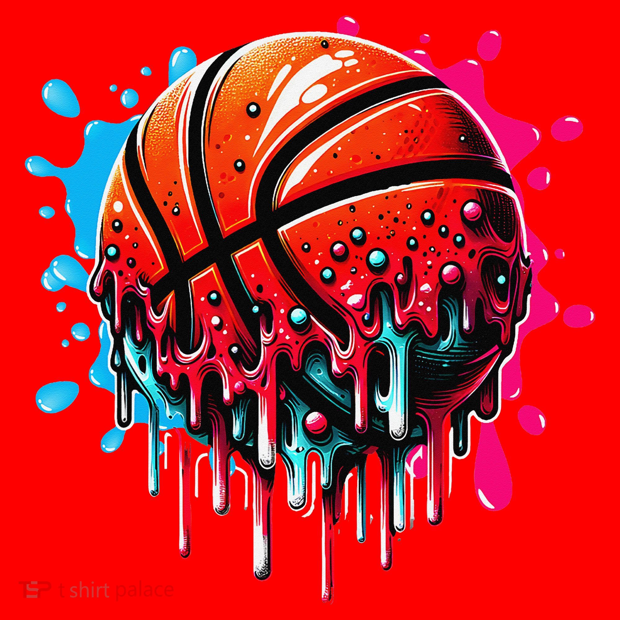 Ice Cream Basketball Drip Basketball Stuff Santa Hat