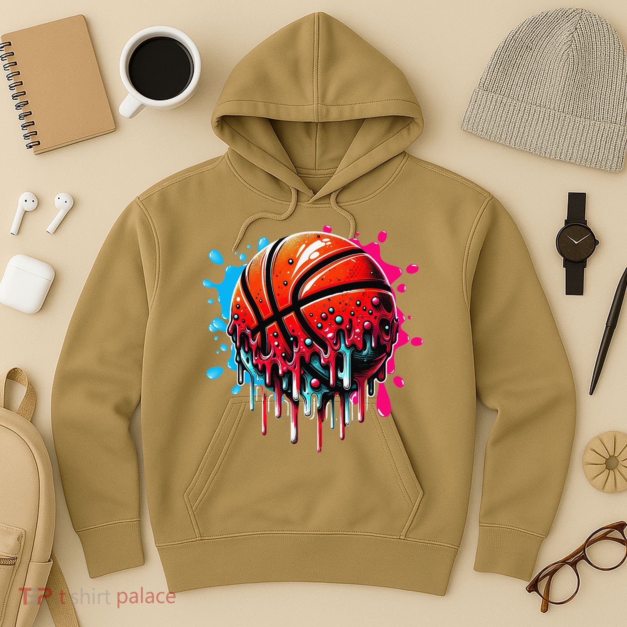 Ice Cream Basketball Drip Basketball Stuff Hoodie