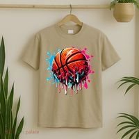 Ice Cream Basketball Drip Basketball Stuff T-Shirt thumb 2