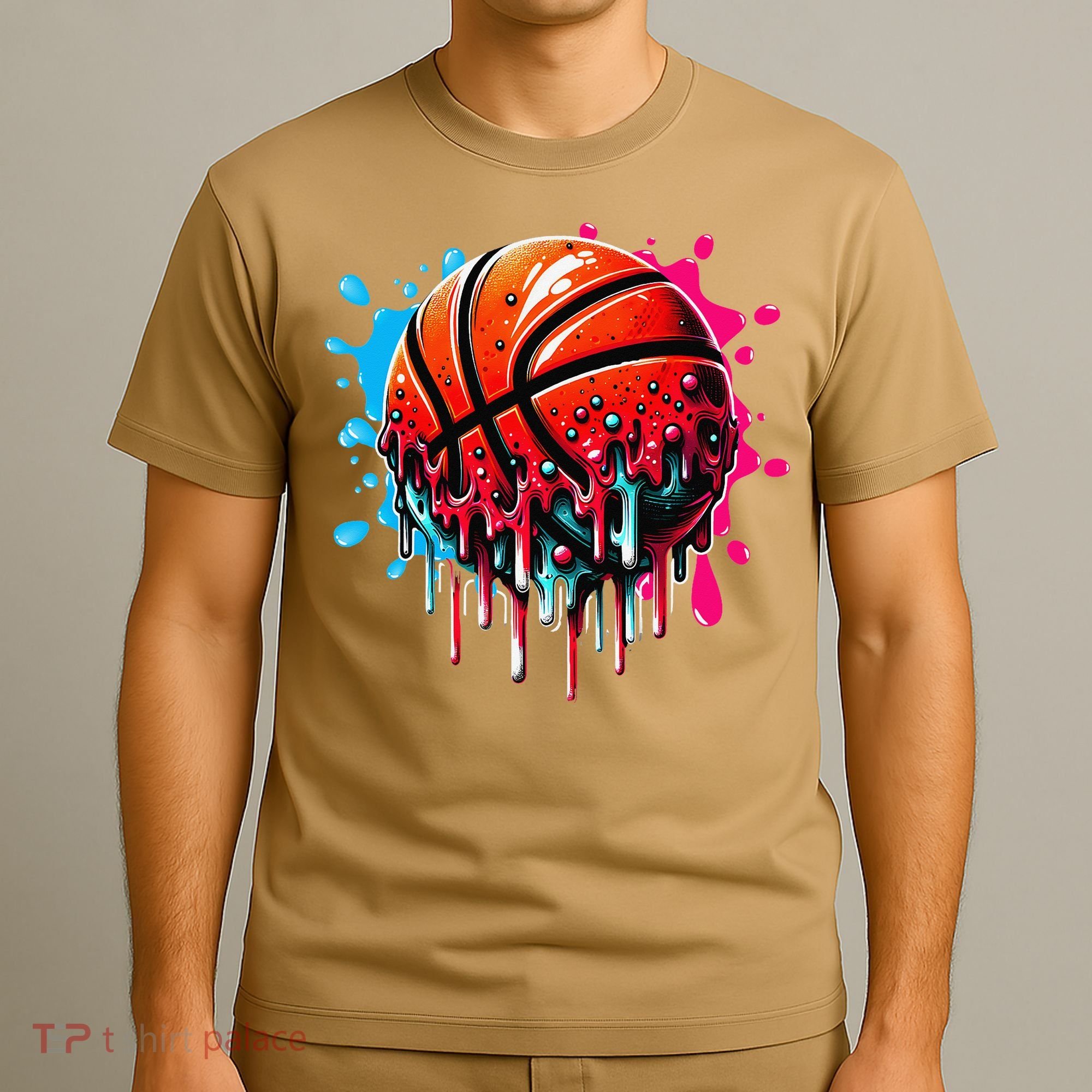 Ice Cream Basketball Drip Basketball Stuff T-Shirt