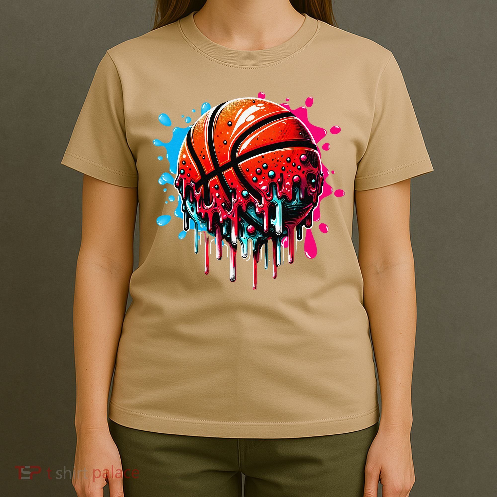 Ice Cream Basketball Drip Basketball Stuff T-Shirt
