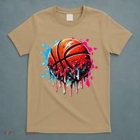 Ice Cream Basketball Drip Basketball Stuff T-Shirt thumb 5