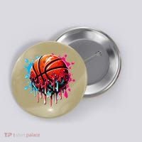 Ice Cream Basketball Drip Basketball Stuff Button thumb 0