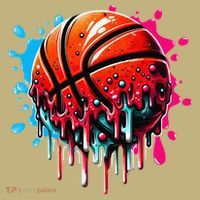 Ice Cream Basketball Drip Basketball Stuff Mousepad thumb 1