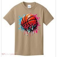 Ice Cream Basketball Drip Basketball Stuff Kids T-Shirt thumb 0