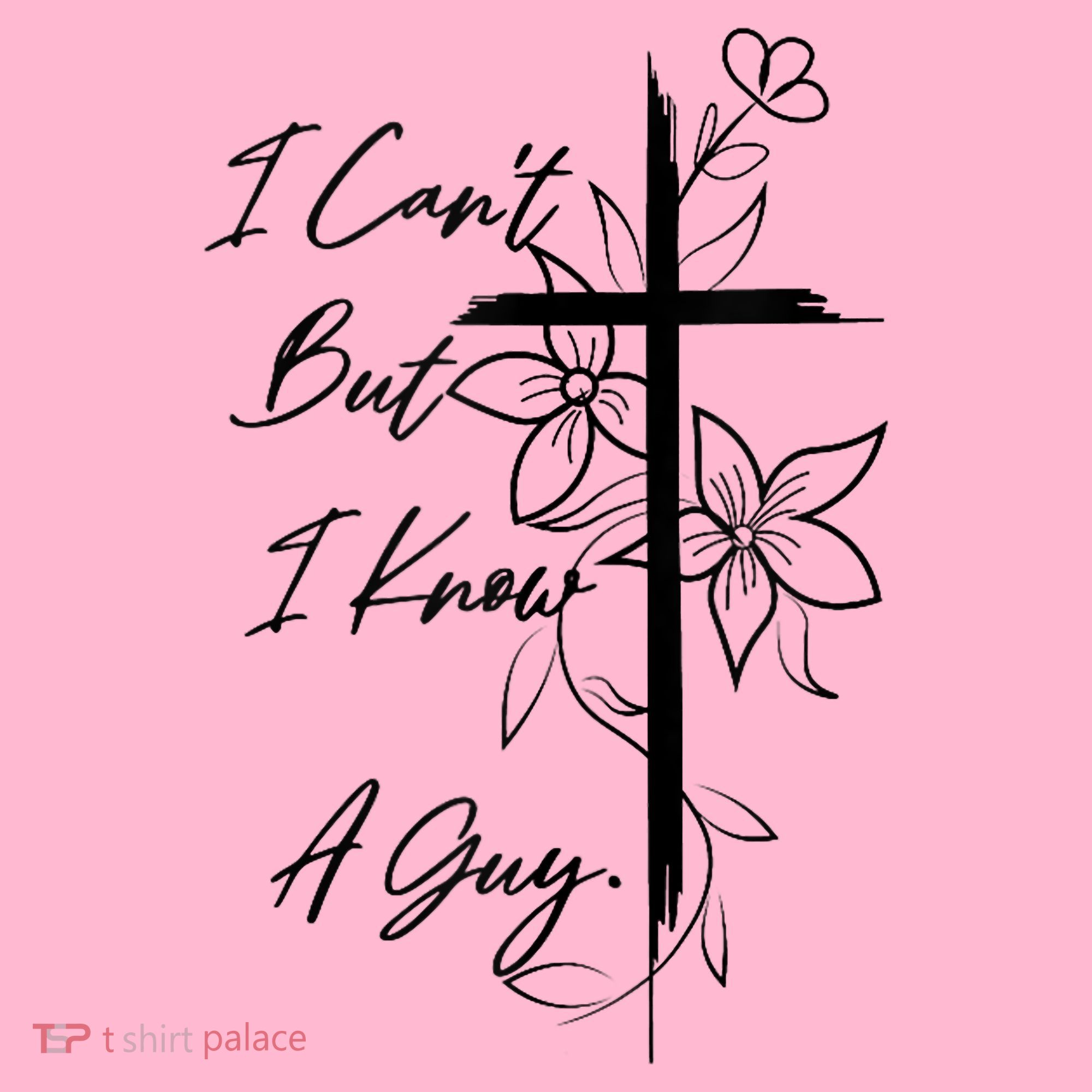 I Cant But I Know A Guy Jesus Cross Funny Christian God Coaster