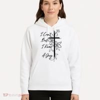 I Cant But I Know A Guy Jesus Cross Funny Christian God Hoodie thumb 5