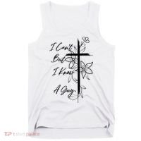 I Cant But I Know A Guy Jesus Cross Funny Christian God Tank Top thumb 0