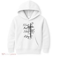 I Cant But I Know A Guy Jesus Cross Funny Christian God Kids Hoodie thumb 0
