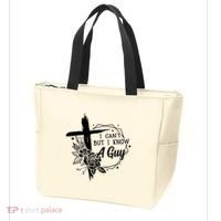 I Cant But I Know A Guy Jesus Cross Funny Christian Tote Bag thumb 3