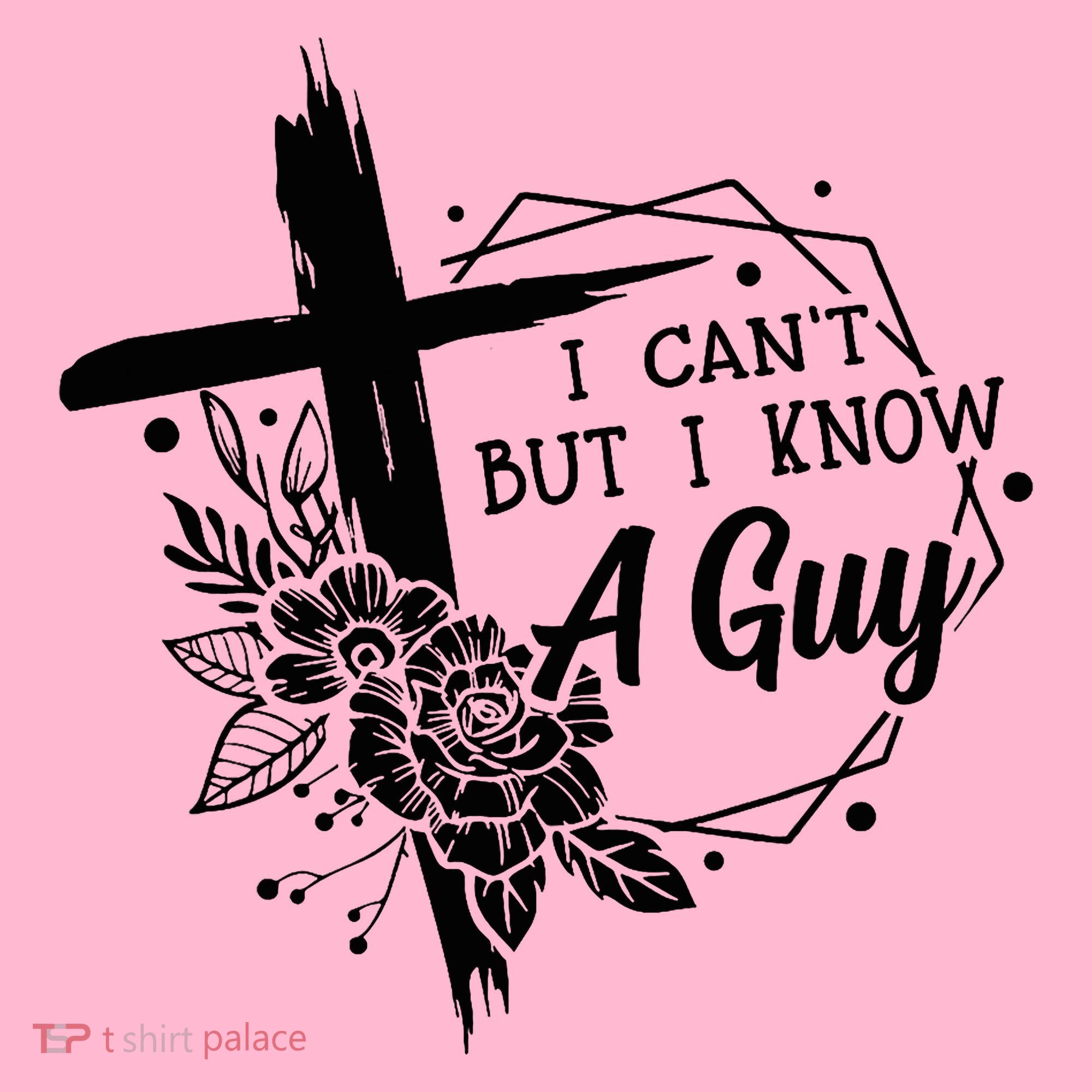 I Cant But I Know A Guy Jesus Cross Funny Christian Coaster
