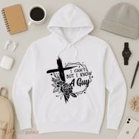 I Cant But I Know A Guy Jesus Cross Funny Christian Hoodie thumb 3