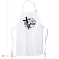 I Cant But I Know A Guy Jesus Cross Funny Christian Apron thumb 0