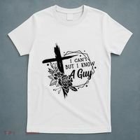 I Cant But I Know A Guy Jesus Cross Funny Christian T-Shirt thumb 5