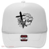 I Cant But I Know A Guy Jesus Cross Funny Christian Hat thumb 0